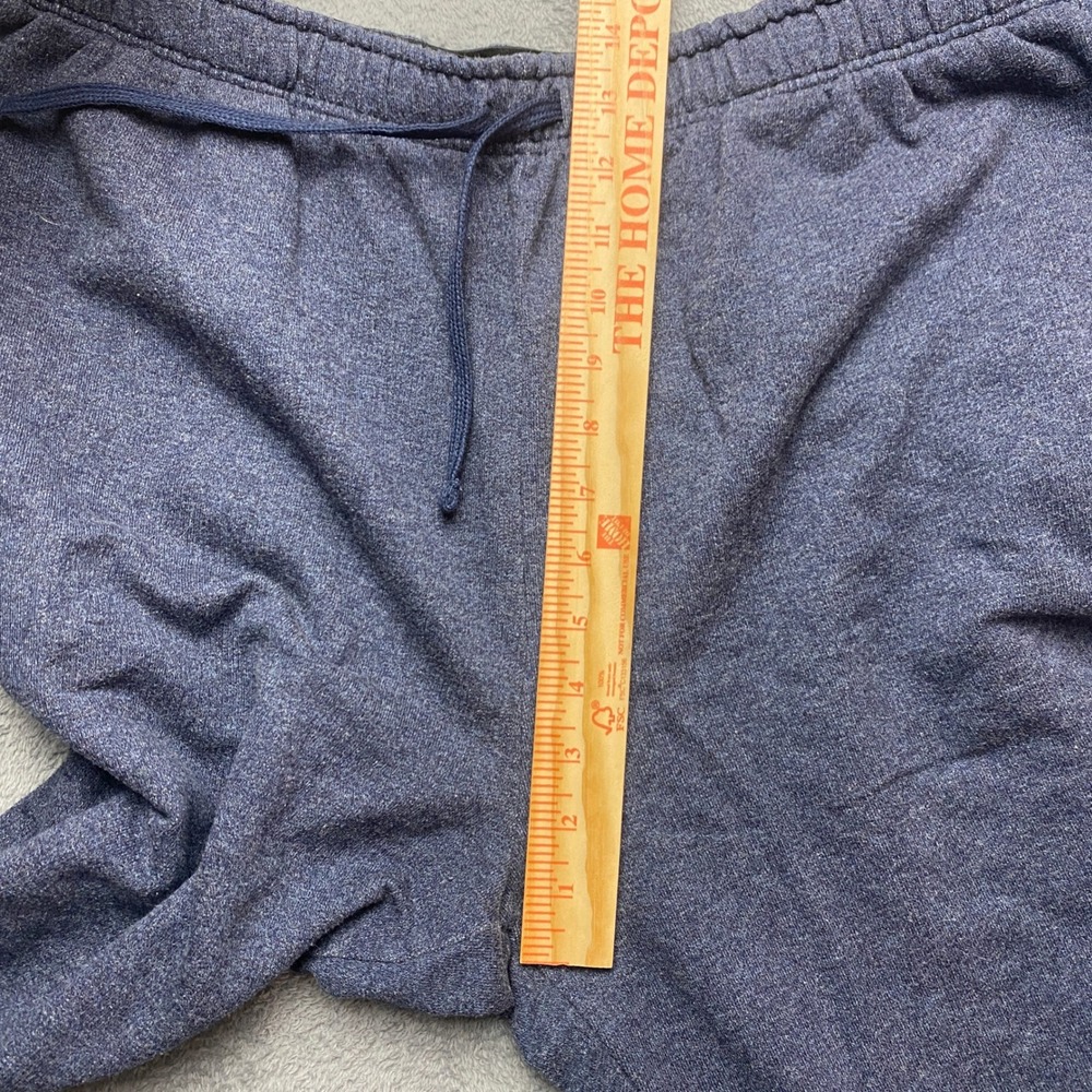 Eddie Bauer Sweatpants Mens XL Heather Blue Loungewear Drawstring Elastic Waist - Picture 5 of 10